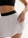 Юбка-шорты теннисная FITRUN Tennis Skort W1 "Total White"