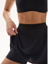 Юбка-шорты теннисная FITRUN Tennis Skort W1 "Total Black"
