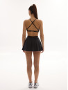 Юбка-шорты теннисная FITRUN Tennis Skort W1 "Total Black"
