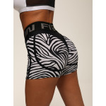 Shorts FITRUN Shorts Super Nuts "Zebra"