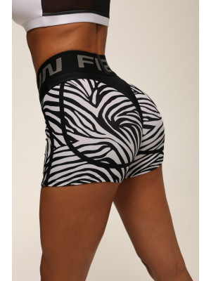 Шорты FITRUN Shorts Super Nuts "Zebra"