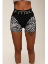 Shorts FITRUN Shorts Super Nuts "Zebra"