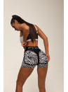Shorts FITRUN Shorts Super Nuts "Zebra"