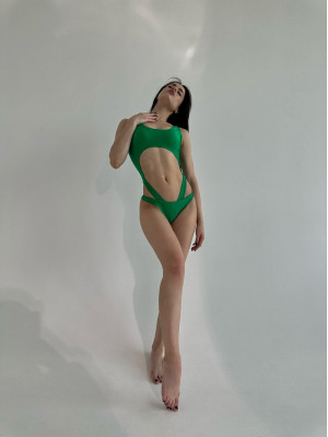 Купальник FITRUN Swimsuit Juicy "Total Shine Green Grass"