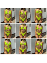 Bikini FITRUN Swim Bottoms Classic "Neon Green Viscose"