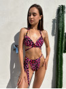 Bikini FITRUN Swim Bottoms Paradise "Leo Pink"