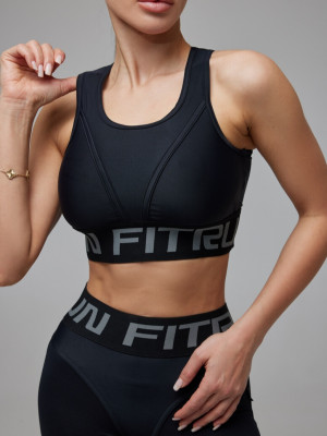 Спортивний Топ FITRUN Top "Total Black"