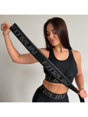 Спортивний Топ FITRUN Top "Total Black"