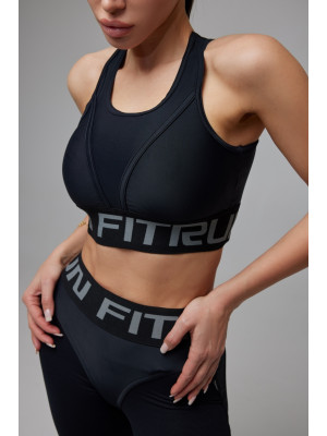 Спортивный Топ FITRUN Top "Total Black"