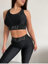 Спортивный Топ FITRUN Top "Total Black"