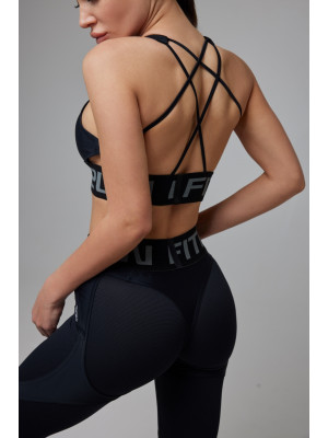 Спортивный Топ FITRUN Top X "Black"