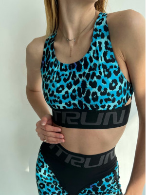 Спортивный Топ FITRUN Top X "Leo Blue"