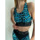 Sports Top FITRUN Top X Brand "Leo Blue"