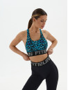 Спортивний Топ FITRUN Top X Brand "Leo Blue"