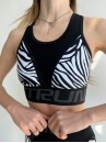 Спортивный Топ FITRUN Top "Zebra"