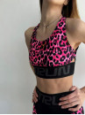 Спортивный Топ FITRUN Top X "Leo Pink"