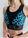 Спортивный Топ FITRUN Top "Leo Blue"