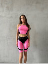 Спортивний Топ FITRUN Crop Top "Shine Barbie"