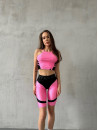 Sports Top FITRUN Crop Top "Shine Barbie"