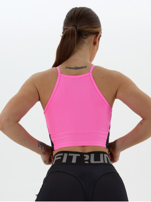 Спортивний Топ FITRUN Crop Top "Shine Barbie"