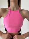 Sports Top FITRUN Crop Top "Shine Barbie"