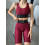 Спортивний Топ FITRUN Top X Brand "Beet Red"