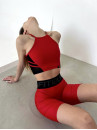 Спортивний Топ FITRUN Crop Top "Red"