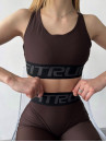 Спортивный Топ FITRUN Top X "Chocolate"