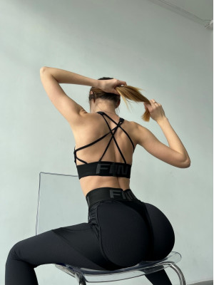 Спортивний Топ FITRUN Top X "Black Relief"