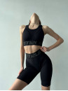 Спортивний Топ FITRUN Top "Total Black Relief"