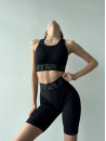 Sports Top FITRUN Top "Total Black Relief"