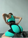 Sports Top FITRUN Top "Mint Relief Back"