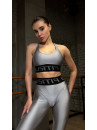 Спортивный Топ FITRUN Top X "Shine Silver"