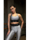 Спортивный Топ FITRUN Top X Brand "Shine Silver"