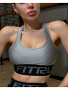 Спортивный Топ FITRUN Top X Brand "Shine Silver"