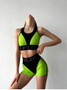 Sports Top FITRUN Top "Neon Green Relief"