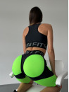 Sports Top FITRUN Top "Neon Green Relief"