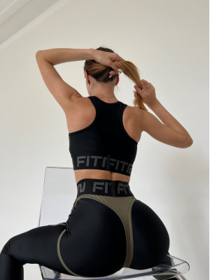 Спортивный Топ FITRUN Top "Khaki Blaze"