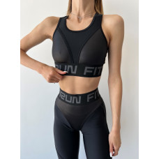 Спортивный Топ FITRUN Top "Black Blaze"