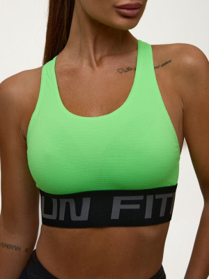 Спортивный Топ FITRUN Top X Brand "Neon Green Relief"