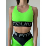 Sports Top FITRUN Top X Brand "Neon Green Relief"