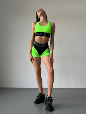 Спортивный Топ FITRUN Top X "Neon Green Relief"