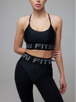 Sports Top FITRUN Top Motion "Total Black"