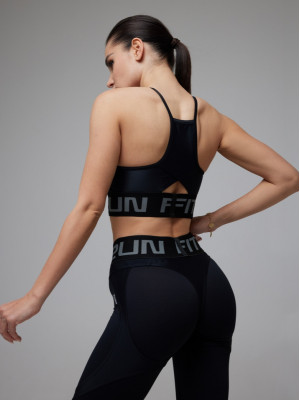 Спортивний Топ FITRUN Top Motion "Total Black"