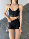 Спортивный Топ FITRUN Top Motion "Total Black"