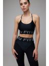 Спортивний Топ FITRUN Top Motion "Total Black"