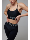 Спортивний Топ FITRUN Top Motion "Total Black"
