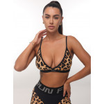 Спортивный Топ FITRUN Top Mini "Leopard"