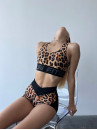 Спортивный Топ FITRUN Top X "Leopard"