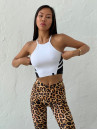 Sports Top FITRUN Crop Top "White"